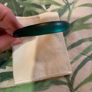 Alexis Bittar Green Lucite Bangle Bracelet